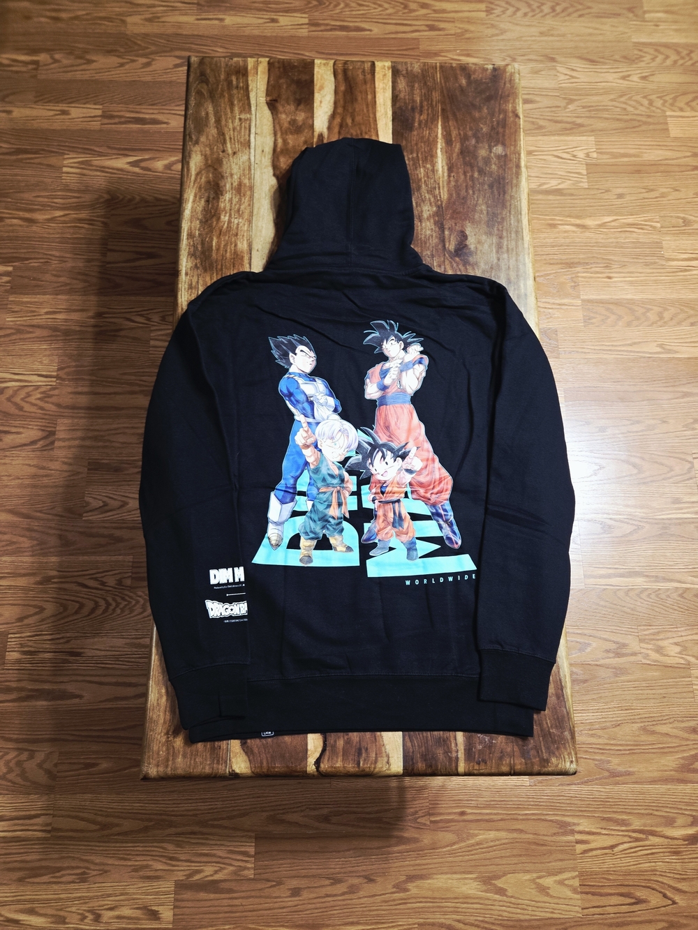 Dim Mak x Dragon Ball Super Saiyan Hoodie. Size Large. *New Sealed*